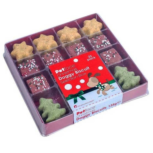 Petface Christmas Doggy Biscuits Gift Box