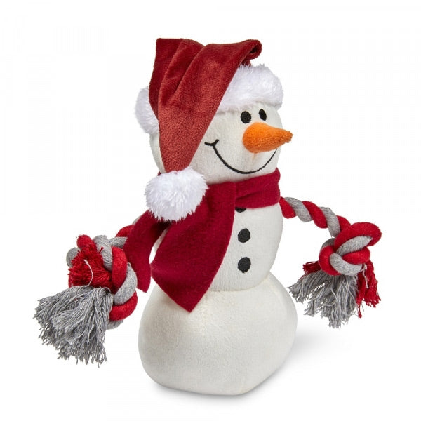 Petface Snowman Dog Toy Side