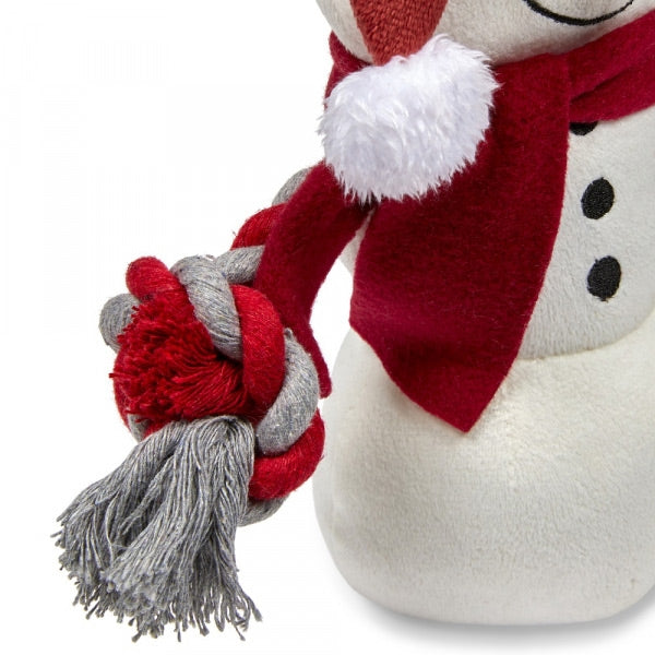 Petface Snowman Dog Toy Close Up