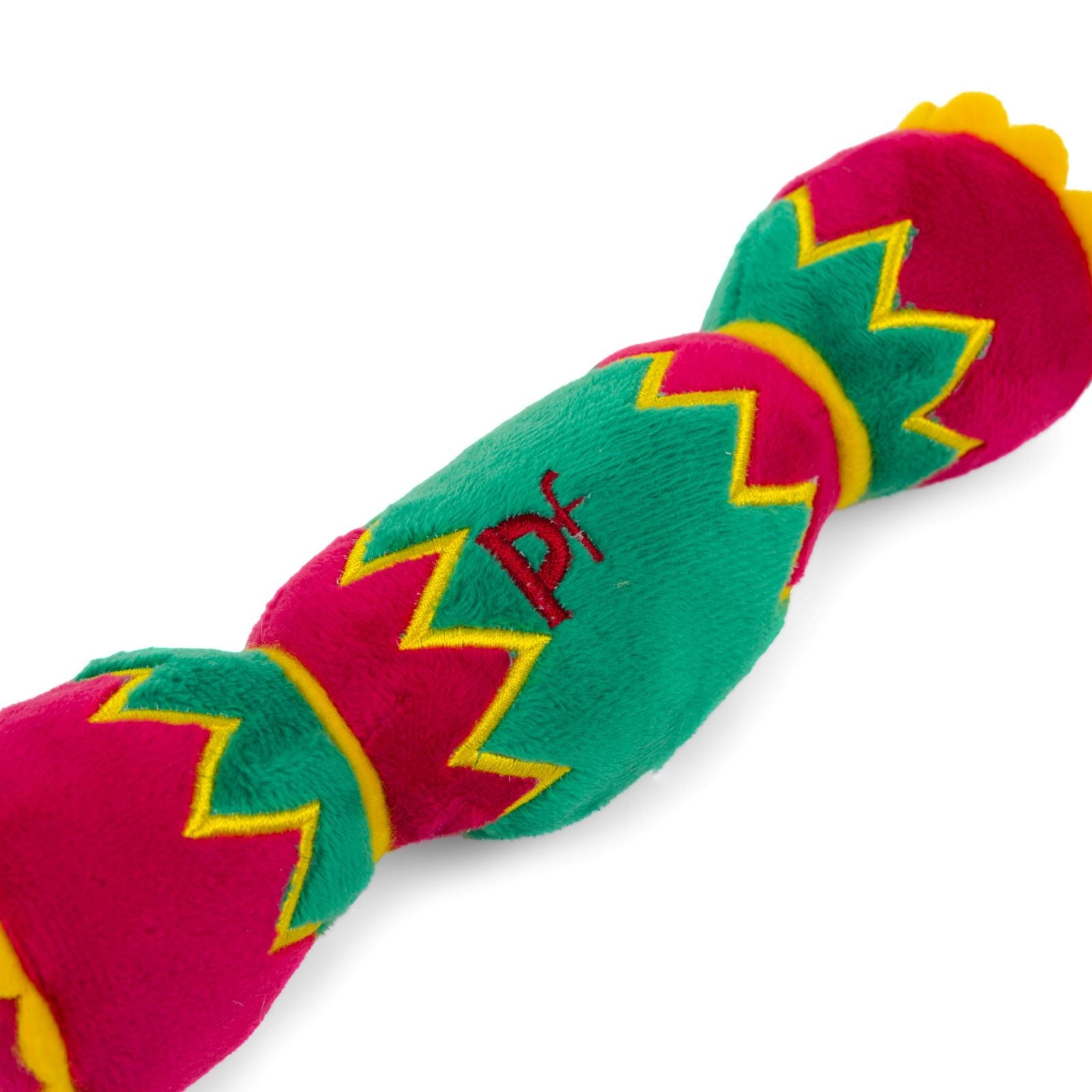 Petface Christmas Cracker Dog Toy with Logo