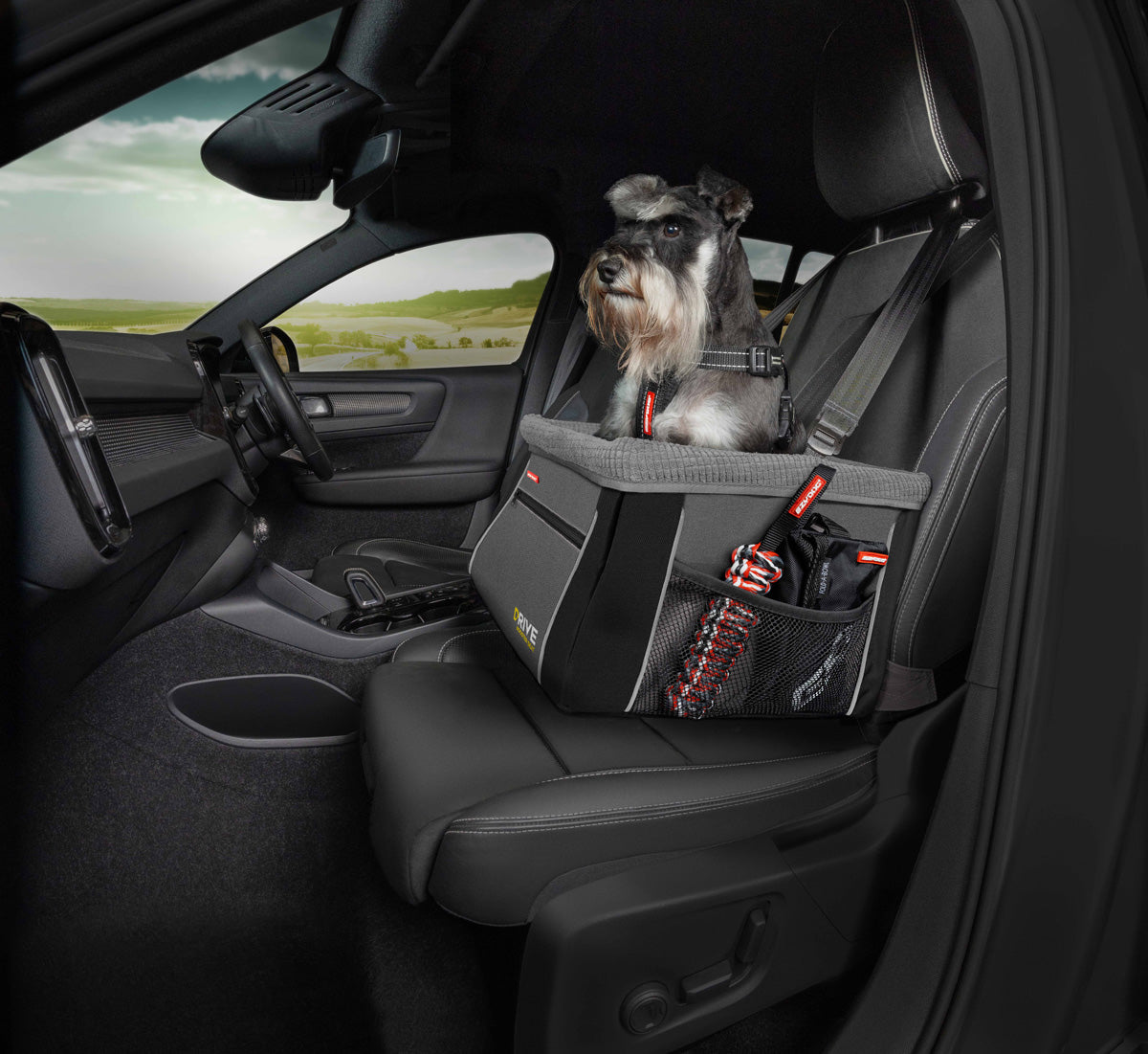 EzyDog Drive Car Booster Seat In Car