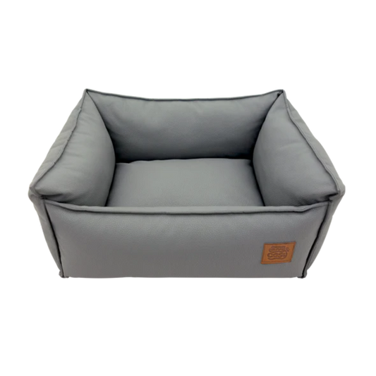 Monza Rectangular Dog Bed Grey
