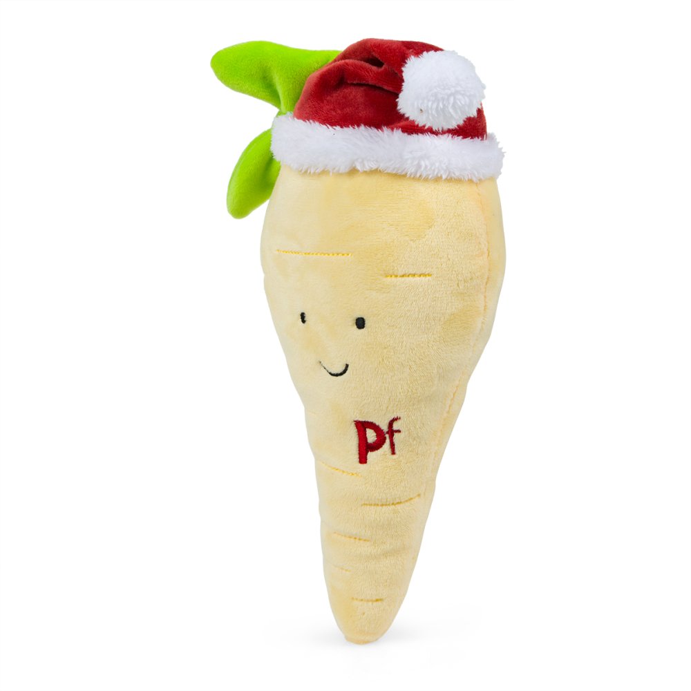 Petface Peter Parsnip Plush Christmas Dog Toy - Right Side