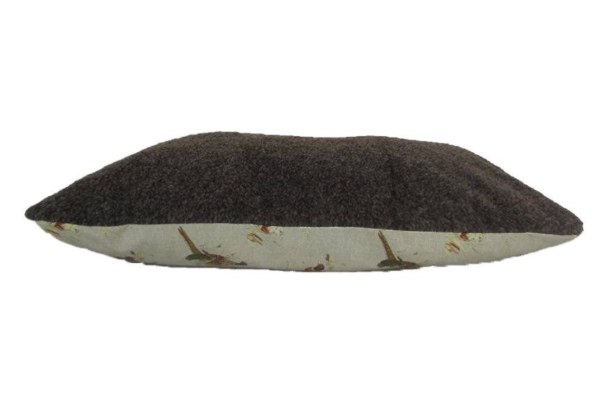 Snug and Cosy Pheasant Print Fleece Side