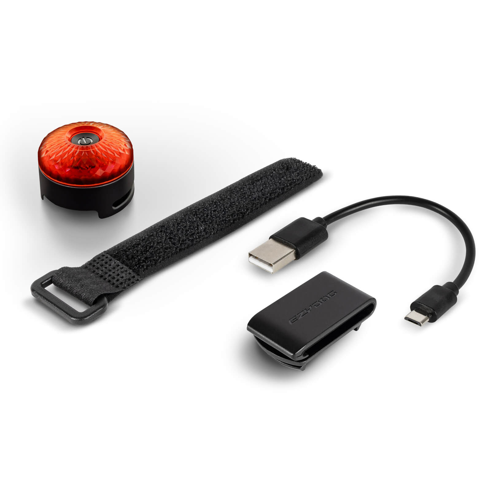 EzyDog GO2 Light Multi Red with Contents