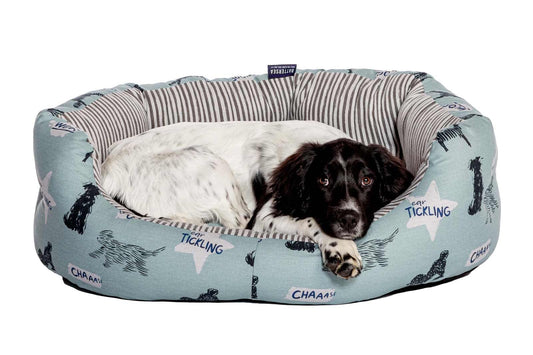 Battersea Playful Dog Deluxe Slumber Dog Bed with Dog