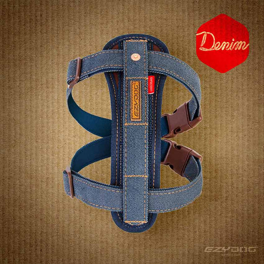 EzyDog Denim Chest Plate Harness