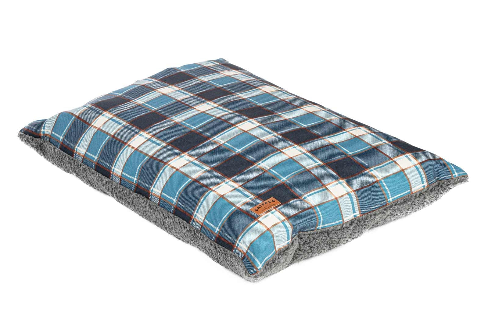 FatFace Fleece Check Deep Duvet Dog Bed