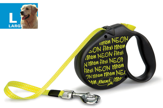 Flexi Neon Retractable Leads