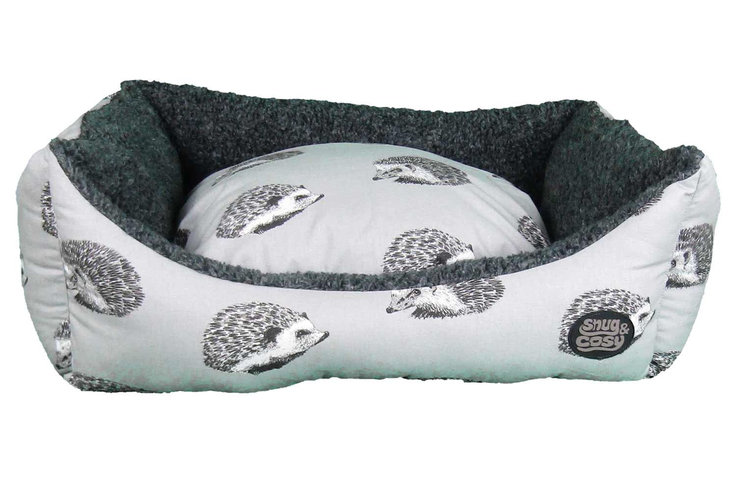 Hedgehog Print Dog Bed