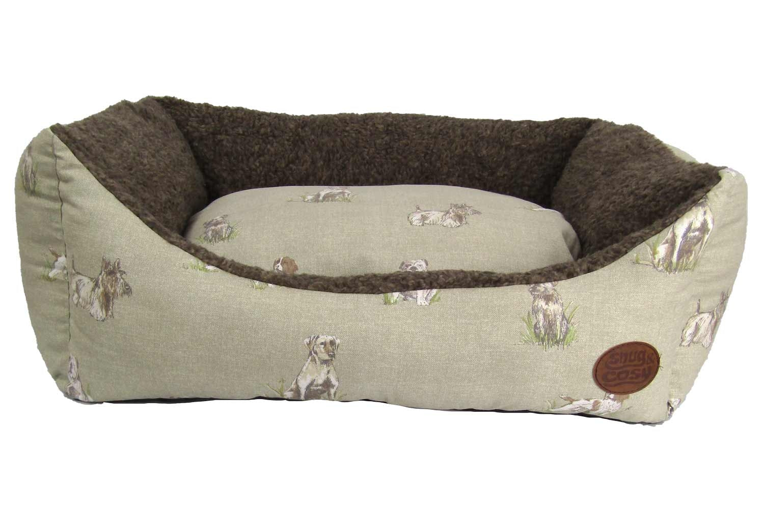 Pooch Print Dog Bed