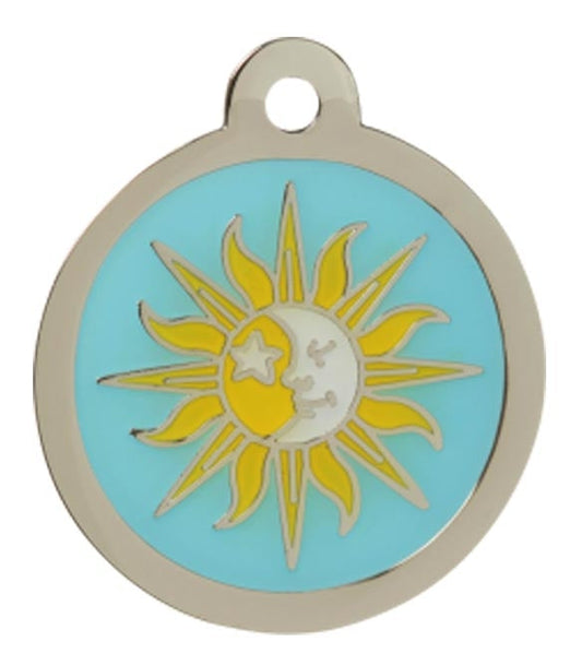 Sun & Mood Dog ID Tag