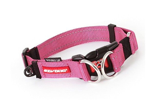 EzyDog Double Up Collar Pink