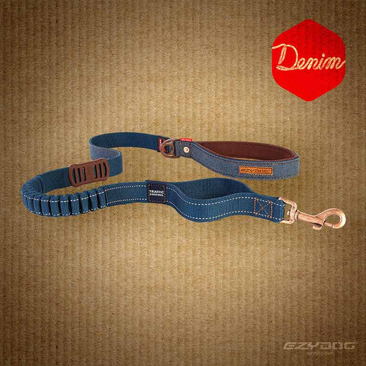 EzyDog Denim Zero Stock Dog Lead