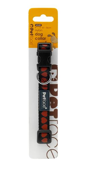 Petface Red Hearts Dog Collar