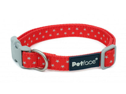 Petface Grey Stars Dog Collar