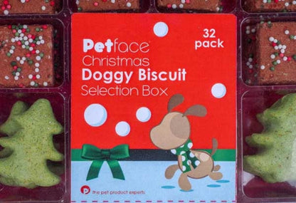 Petface Christmas Doggy Biscuits Gift Box