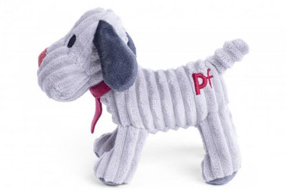 Petface Freddi Dog Toy Small Grey Side