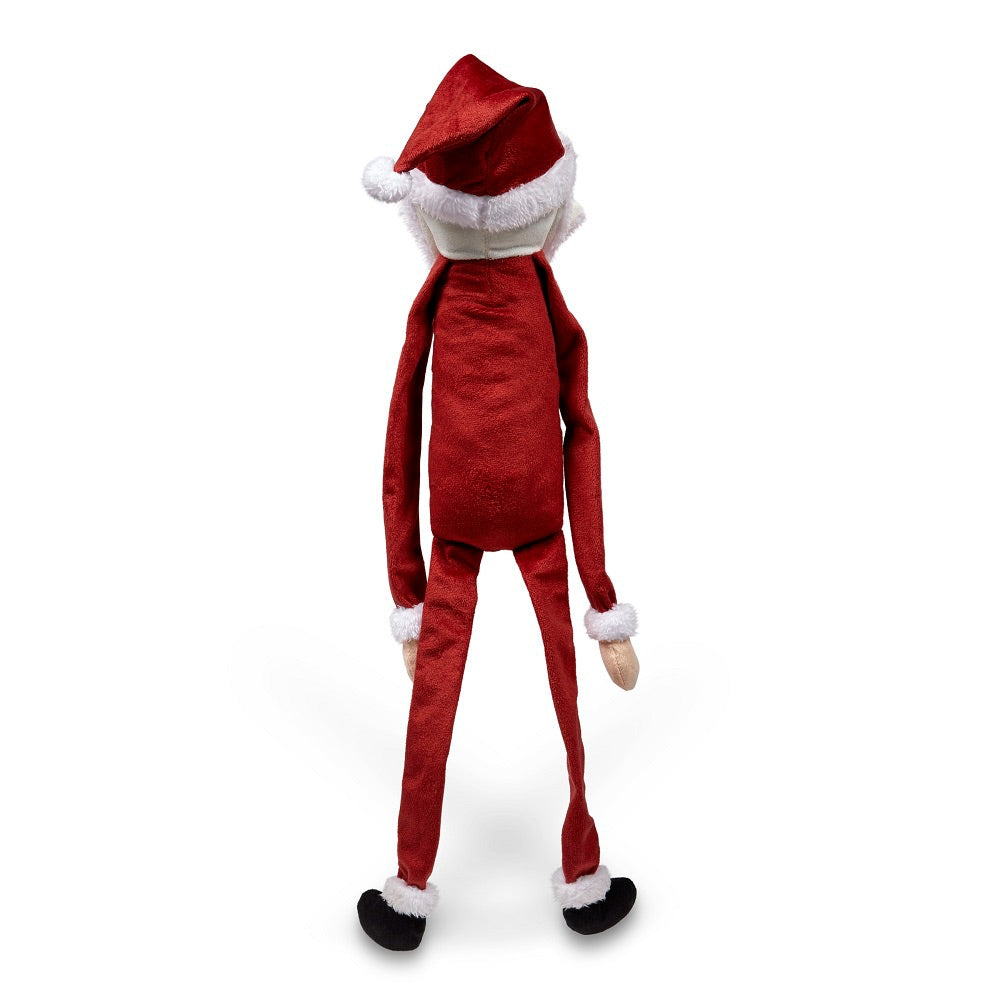 Petface Santa Farther Christmas Crinkle Legs Dog Toy - Back