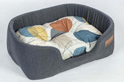 Colour Block Steel Lux Slumber Dog Bed