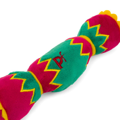 Petface Christmas Cracker Dog Toy with Logo