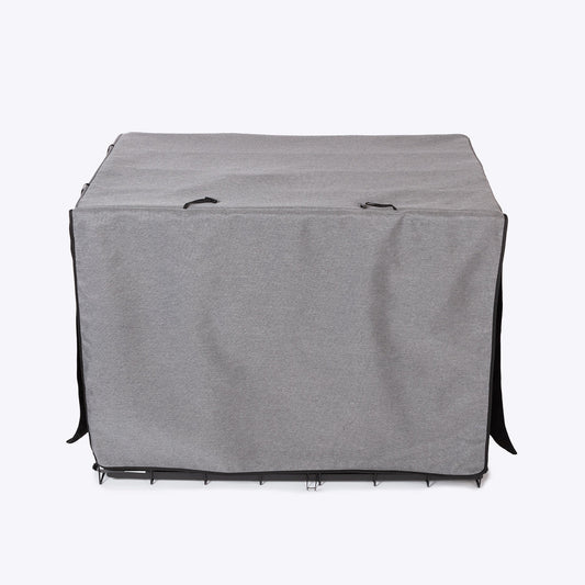 Danish Design Dog Crate Cover Grey #colour_grey