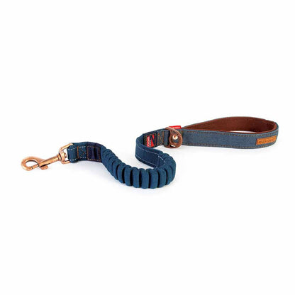 EzyDog Zero Shock Dog Lead Denim 25 inch
