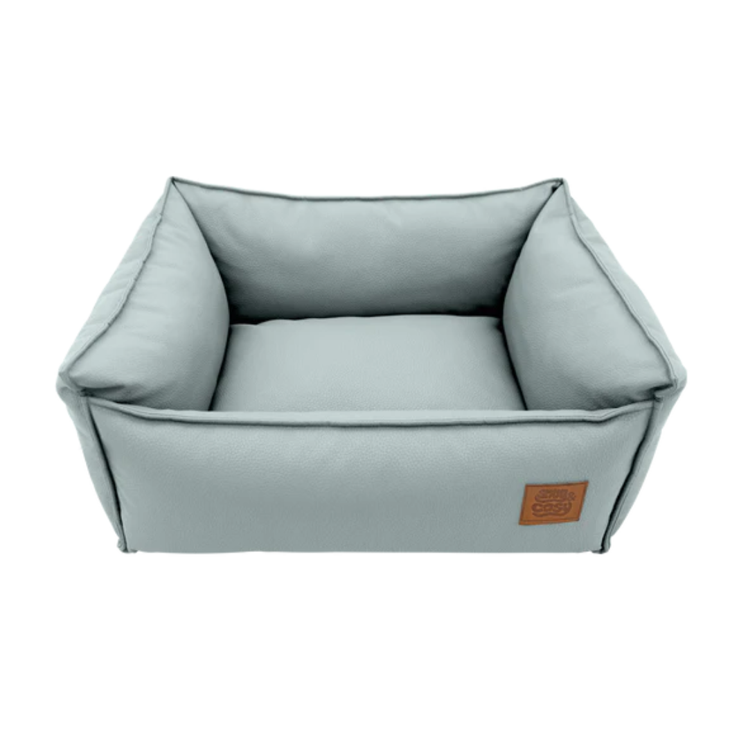 Monza Rectangular Dog Bed Blue