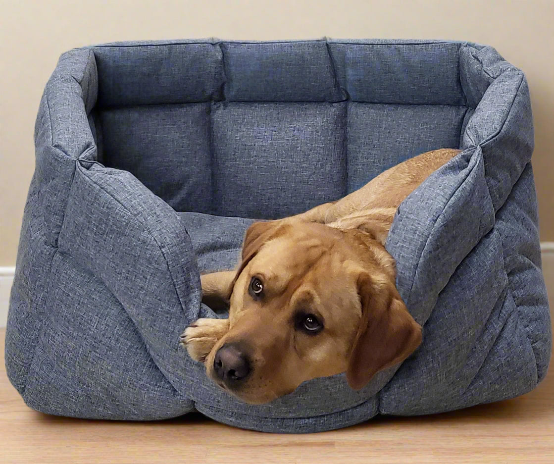 Country Dog Heavy Duty Rectangular High Sided Waterproof Dog Beds