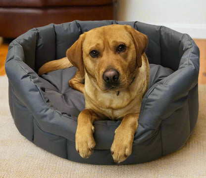 P&L Country Dog Tough Heavy Duty Oval High Sided Waterproof Dog Beds.