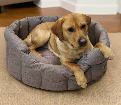 P&L Country Dog Tough Heavy Duty Oval High Sided Waterproof Dog Beds.
