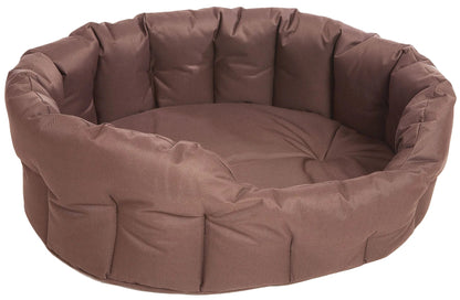 P&L Country Dog Tough Heavy Duty Oval High Sided Waterproof Dog Beds.