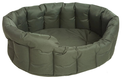 P&L Country Dog Tough Heavy Duty Oval High Sided Waterproof Dog Beds.