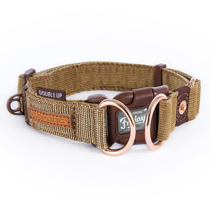 EzyDog Corduroy Double Up Dog Collar