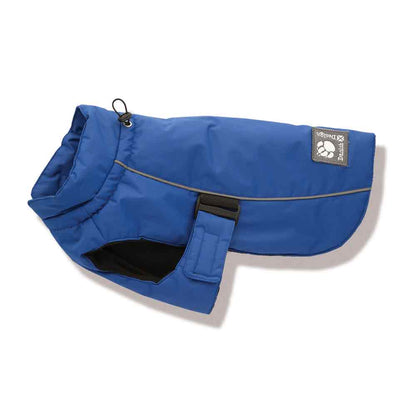 Sports Luxe Waterproof Dog Coat Blue
