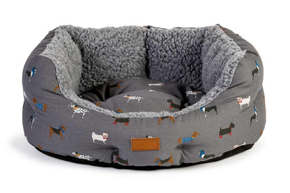 FatFace Marching Dogs Deluxe Slumber Dog Bed