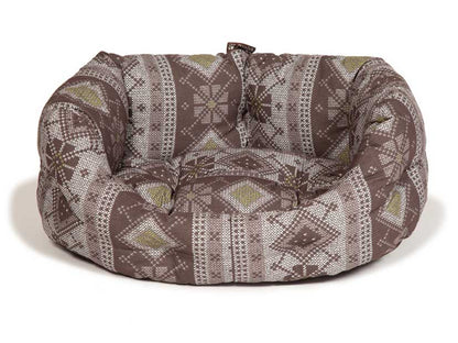 Danish Design Fairisle Deluxe Slumber Dog Bed