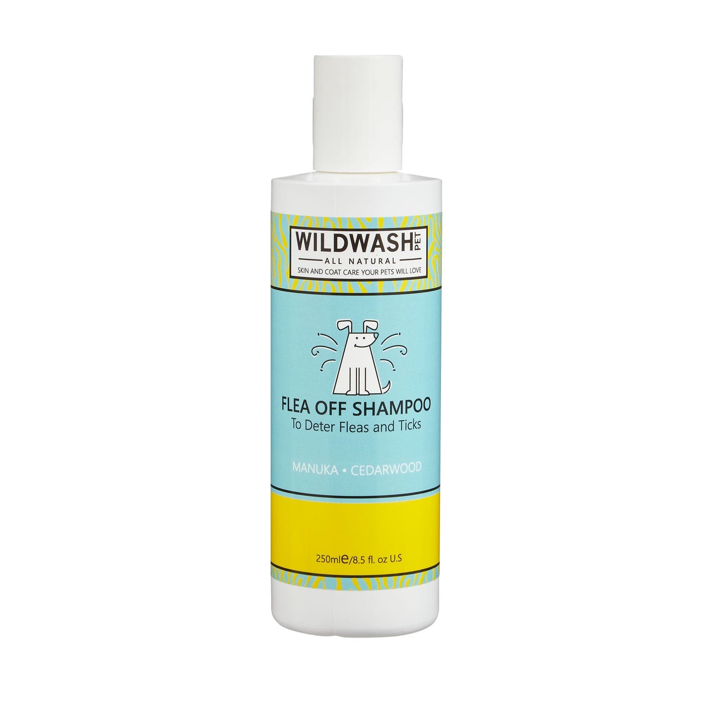 WildWash PET Flea Off Dog Shampoo  250ml
