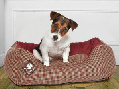 Danish Design Herritage Houndstooth Snuggle Dog Bed