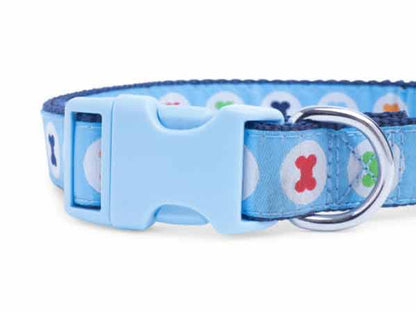 Petface Blue Bones Dog Collar