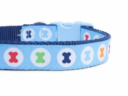 Petface Blue Bones Dog Collar