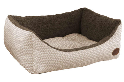 Mocha Dog Bed Side View