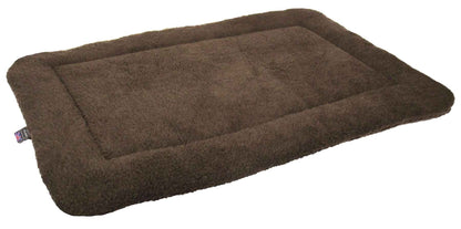 P&L Rectangular Sherpa Fleece Dog Crate Mat