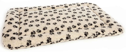 P&L Rectangular Sherpa Fleece Dog Crate Mat