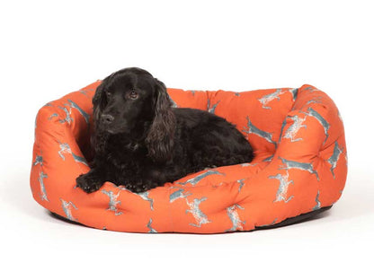 Danish Design Woodland Hare Deluxe Slumber Dog Bed with Dog