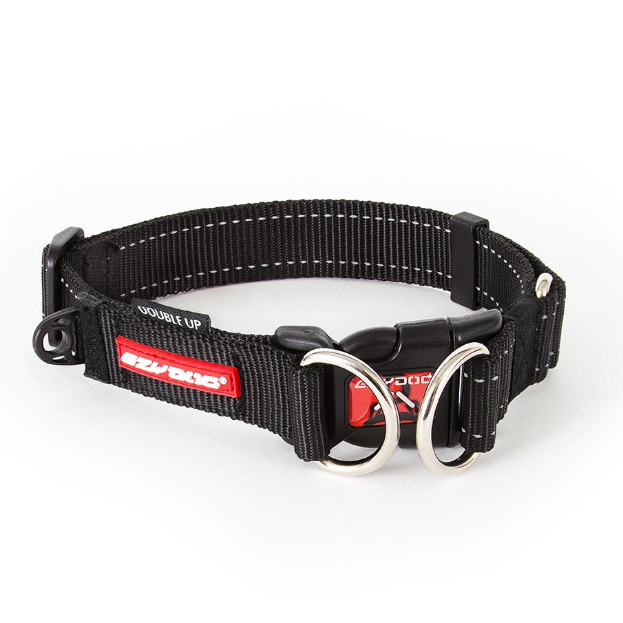 EzyDog Double Up Collar Black