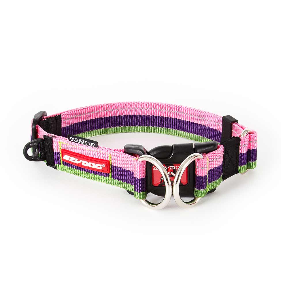 EzyDog Double Up Collar Bubble Gum