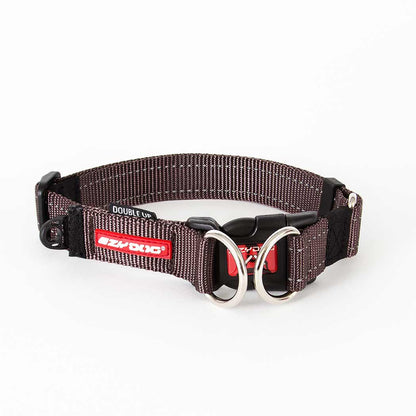 EzyDog Double Up Collar Chocolate