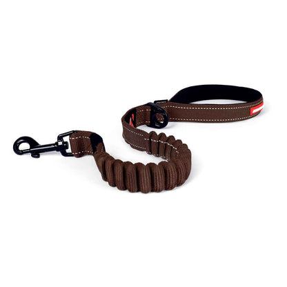 EzyDog Zero Shock Dog Lead Chocolate 25 inch