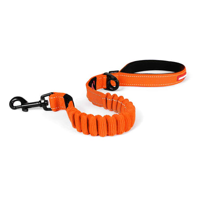 EzyDog Zero Shock Dog Lead Orange 25 inch